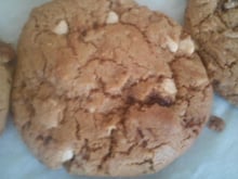 Cookies à la châtaigne et aux pépites de chocolat blanc