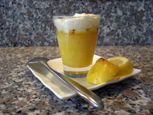 Crème de citron meringuée en verrine