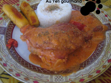 Poulet fumé sauce arachide & sa douceur africaine