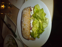 Croque Italien au jambon de Parme