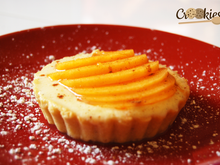 Tartelette sucrée d'automne au kaki Persimon