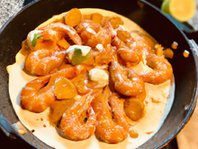 Langoustines au curry