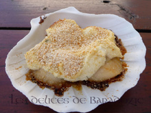 Noix de St Jacques au boursin