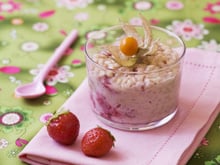 Délice de blé à la fraise