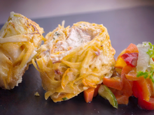 Rösti roulé de pommes de terre au Boursin