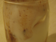 Yaourt aux éclats de chocolat au caramel