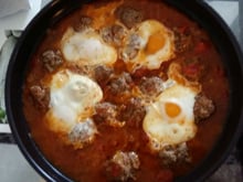 Tajine de Kefta aux œufs