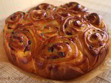 Chinois traditionnel crème pâtissière et pépites de chocolat