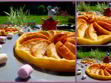 Tartelettes aux pommes, noix et confiture de lait