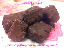 Rochers praliné chocolat