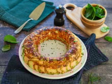 Couronne de pommes de terre au fromage