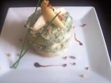 Terrine de poires au roquefort