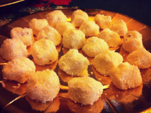 Truffes au chocolat Blanc & soupçon de cannelle ( ou vanille)