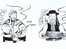 Baba au rhum, fraises Chantilly façon classique français