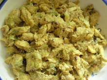 Émincés de dinde sauce moutarde