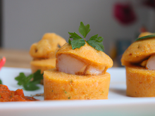 Mini cakes au curry de poisson