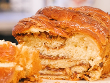 Brioche babka aux noisettes