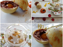 Boule de Noël choco kaki