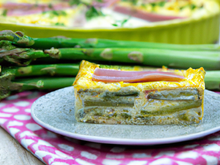 Clafoutis asperge et thon