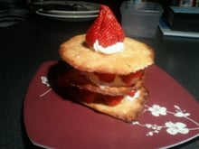 Feulleté de fraises gariguette