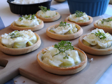 Tartelettes aux pommes de terre et Boursin