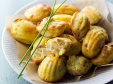 Mini Madeleines ananas et lardons