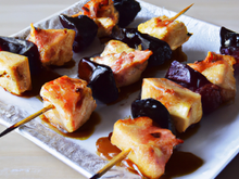 Brochettes de poulet aux pruneaux