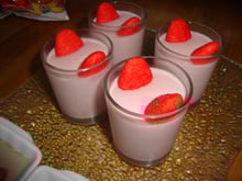 Panacotta barbe à papa