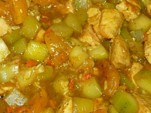 Dinde façon tajine