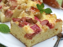 Le moelleux à la rhubarbe : cette recette de François-Régis Gaudry est un délice de saison !
