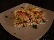 Roulés de lasagne au saumon