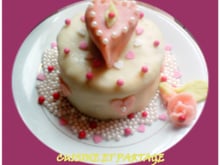 Cupcakes cœur en mini-pièce montée