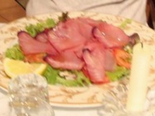 Carpaccio de thon aux 5 baies