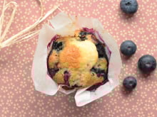 Muffins aux myrtilles comme à New York