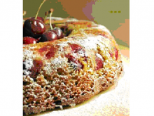 Gâteau aux cerises classique