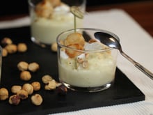 Verrines au velouté de panais et noix de St Jacques