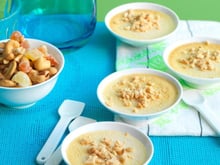 Petites crèmes caramel aux cacahuètes