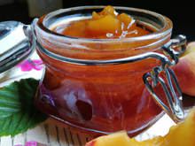 Confiture de nectarines à la vanille
