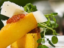 Polenta au fromage de brebis Etorki