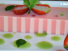 Terrine de fraises au muscat
