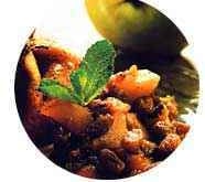 Aumônières à la compote de fruits et caramel