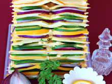 Mille-feuilles de légumes