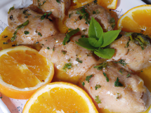 Pilons de poulet à l'orange
