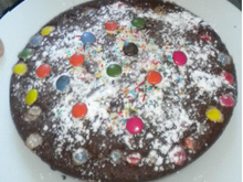 Gâteaux aux chocolat et smarties