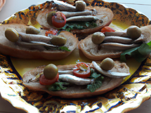 Tartina'light de sardines