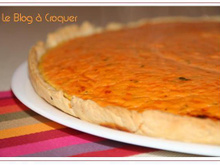 Tarte au cantal vieux et à la courge butternut
