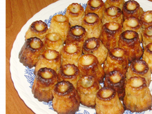 Cannelés aux poireaux et saumon