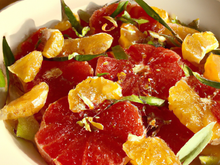 Salade d'agrumes au miel