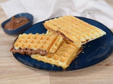 3 ingrédients seulement pour ces gaufres feuilletées à la pâte à tartiner ultra gourmandes