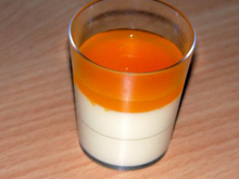 Panna cotta à la crème fleurette